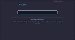 Desktop Screenshot of lidu.com